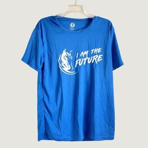 Dallas Mavericks T Shirt Mens Medium Blue I Am The Future NBA Basketball Tee